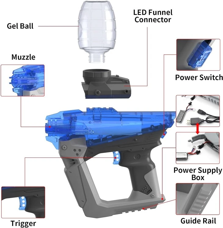 Electric Gel Blaster Handgun