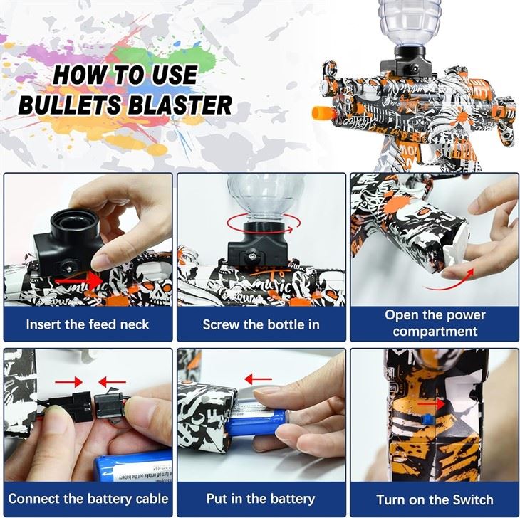 Gel Ball Blaster Mp5