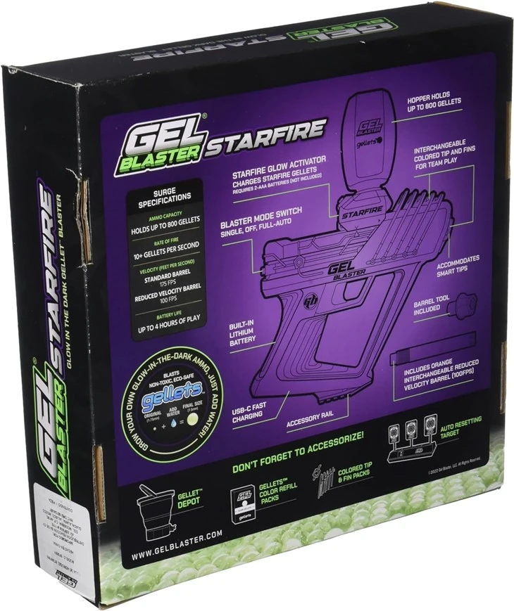 Gel Blaster Purple Gun