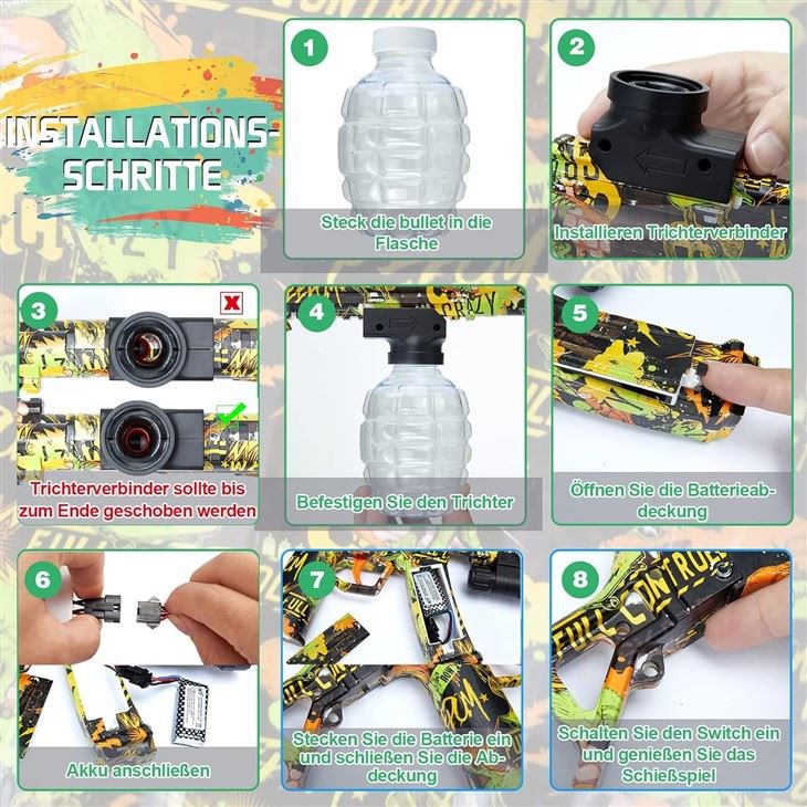 Mp5 Electric Gel Ball Blaster