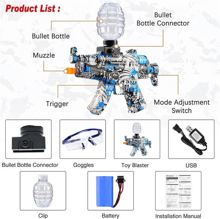 Mp5 Gel Ball Blaster